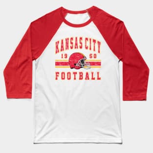 Vintage Style Kansas City Football Baseball T-Shirt